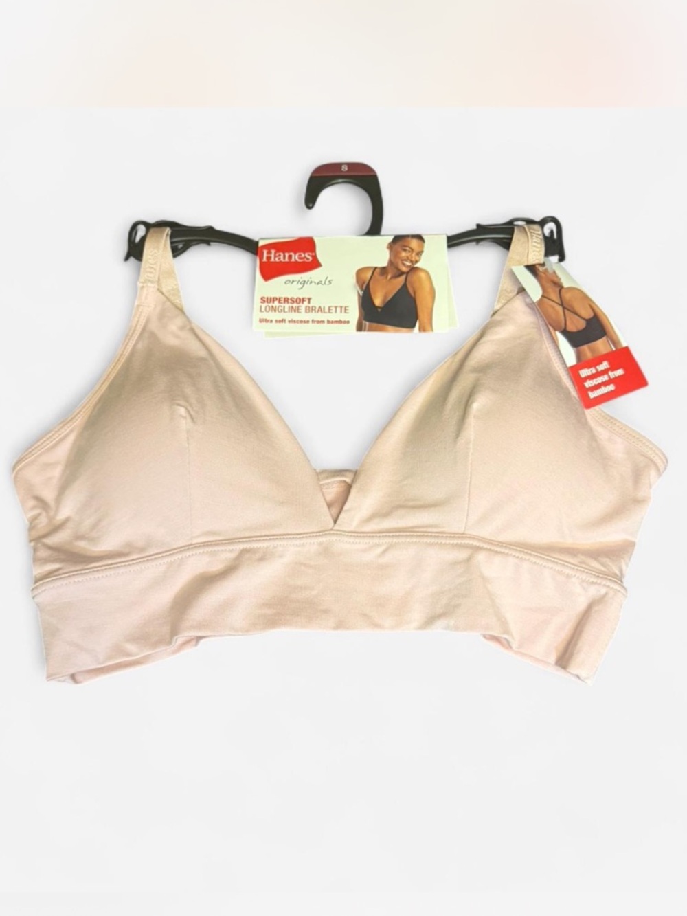 Hanes Originals Women's Supersoft Longline Bralette
